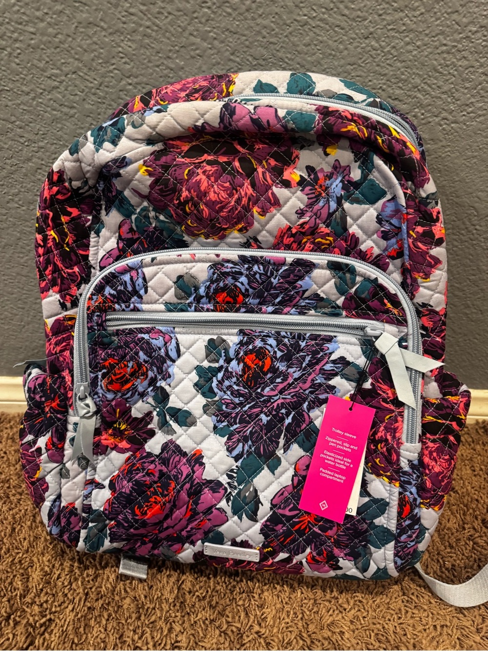 Vera Bradley Backpack NWT Signature Floral Print Boho Preppy